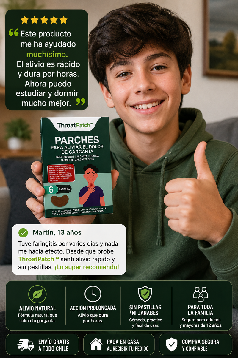 ThroatPatch™ – Parche alivio inmediato para garganta · Combate dolor, faringitis y garganta seca sin pastillas ni jarabes-4