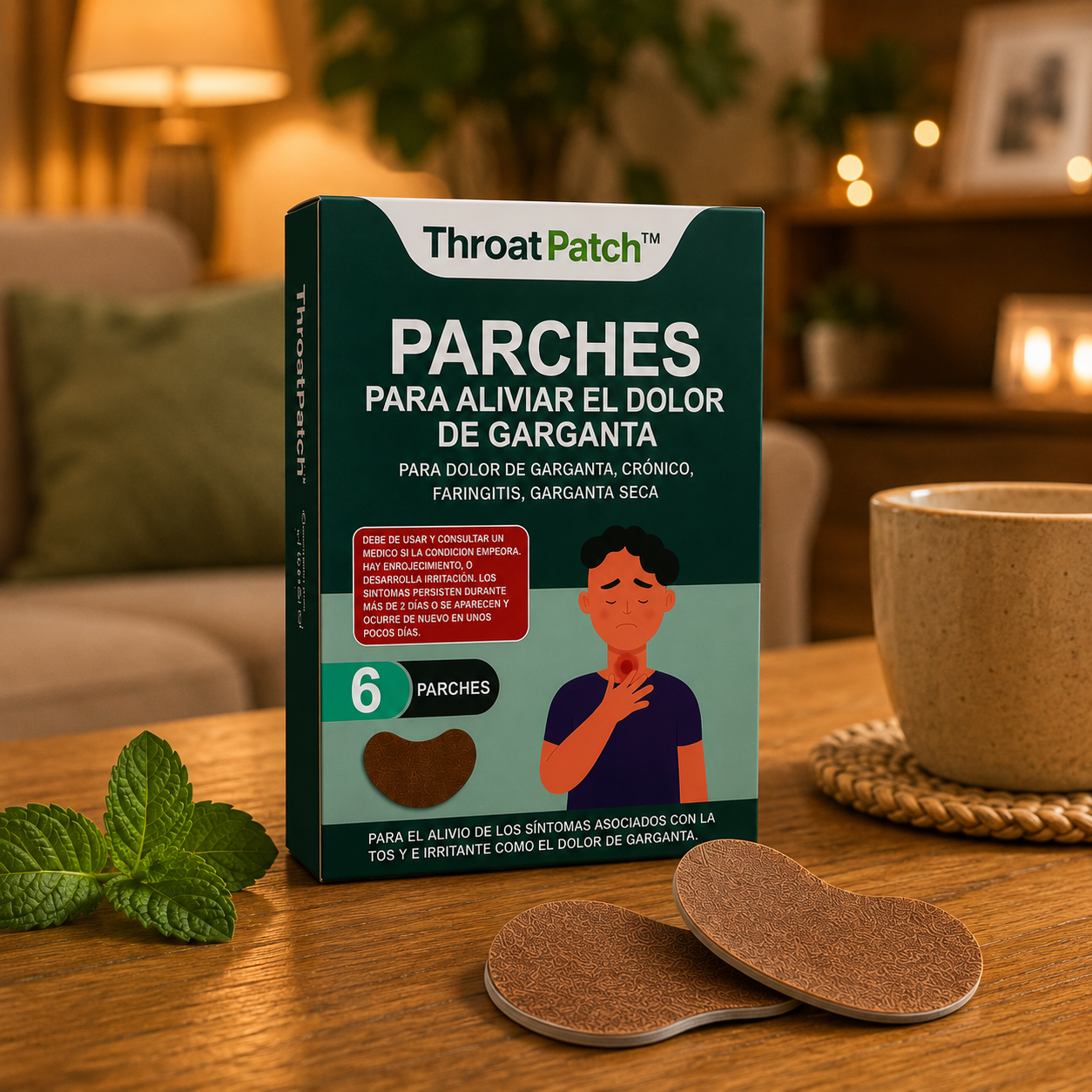 ThroatPatch™ – Parche alivio inmediato para garganta · Combate dolor, faringitis y garganta seca sin pastillas ni jarabes-3