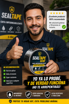 SealTape Pro™ – Cinta impermeabilizante súper resistente 5-10m · Sella grietas, goteras y filtraciones al instante sin obras ni maestro-2