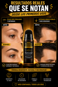 HairMagic Stick™ – Barra rellenadora instantánea para cabello y cejas · Cubre raíces, entradas y claros en segundos sin ensuciar-2